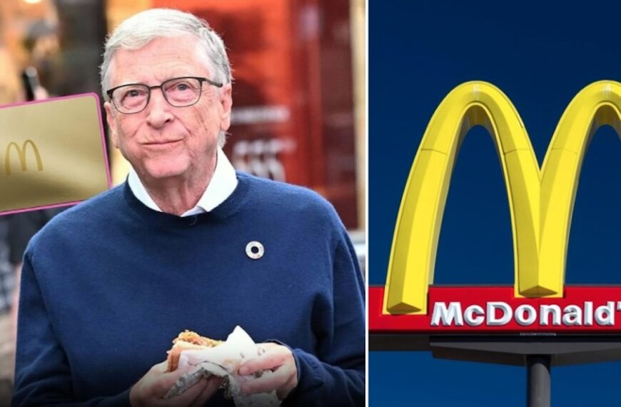 Bill Gates Free Food for Life at McDonald's