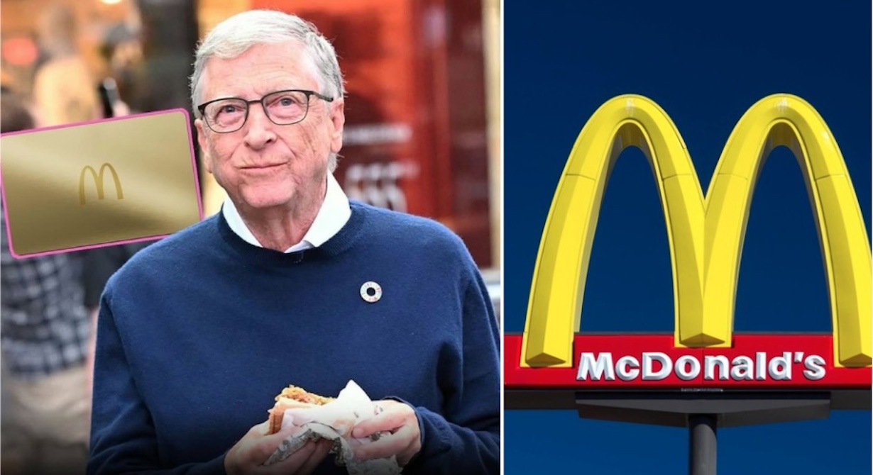 Bill Gates Free Food for Life at McDonald's