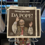10 Shocking Secrets About the New US Pope You Must Read (Photo: Chicago Sun Times newspaper front page showing Pope Leo XIV is seen on a newspaper rack at a store, Friday, May 9, 2025, in Chicago. (AP Photo/Melina Walling)