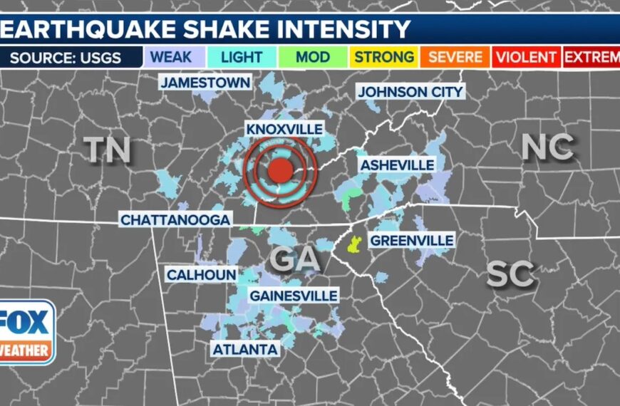 4.1-Magnitude Earthquake Hits Tennessee, Atlanta Feels Shaking (FOX News Atlanta)