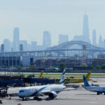 Air Traffic Controller Names Airport She Avoids Over Crash Fears (Photo: The New York City skyline is seen behind Newark Liberty International Airport in Newark, N.J., Wednesday, May 7, 2025. (AP Photo/Seth Wenig)