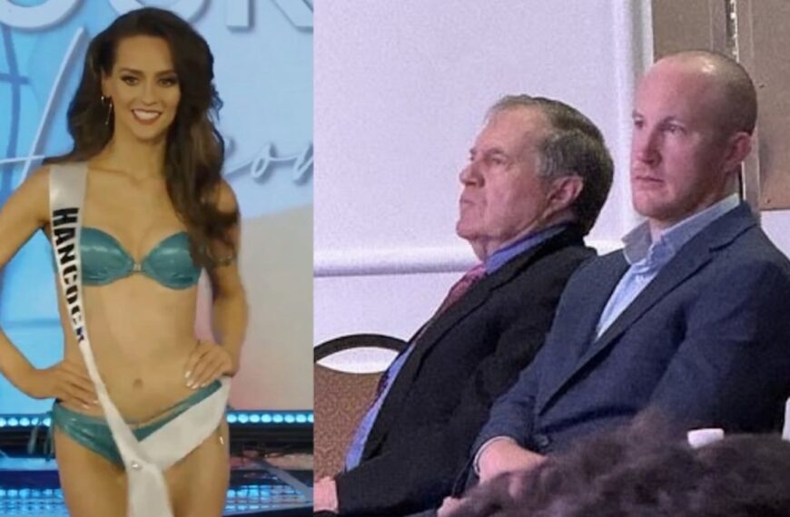 Belichick Rocks the Front Row at Miss Maine to Support Girlfriend (Photo: Pageantslive.com)