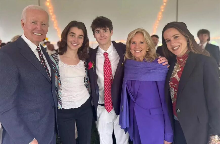Biden’s First Photo After Cancer at Graduation Shared by Jill Biden (Photo: Instagram/@ashleyblazerbiden)