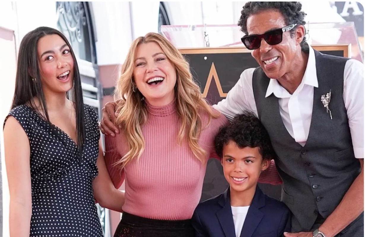 Ellen Pompeo Walk of Fame Event: Rare Family Appearance
