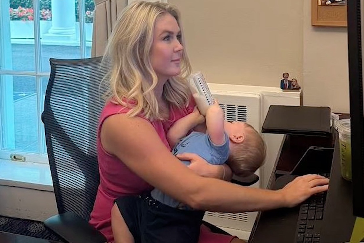 Karoline Leavitt: Super Mom Who Does It All, Baby & Work at Once (Photo: The Daily Guardian)