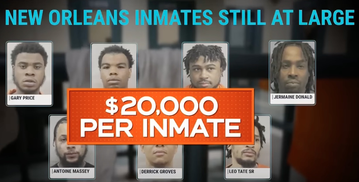Louisiana on High Alert: Who Are the 7 Inmates Still on the Run? (Photo: NBC News/YouTube