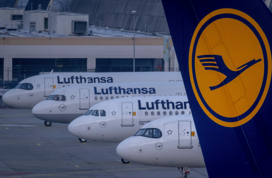 Lufthansa Flight Cruised 10 Minutes With No Pilot In Control (Photo: Lufthansa) (Photo: Lufthansa aircrafts are parked at the airport in Frankfurt, Germany, Thursday, March 7, 2024. (AP Photo/Michael Probst, File)