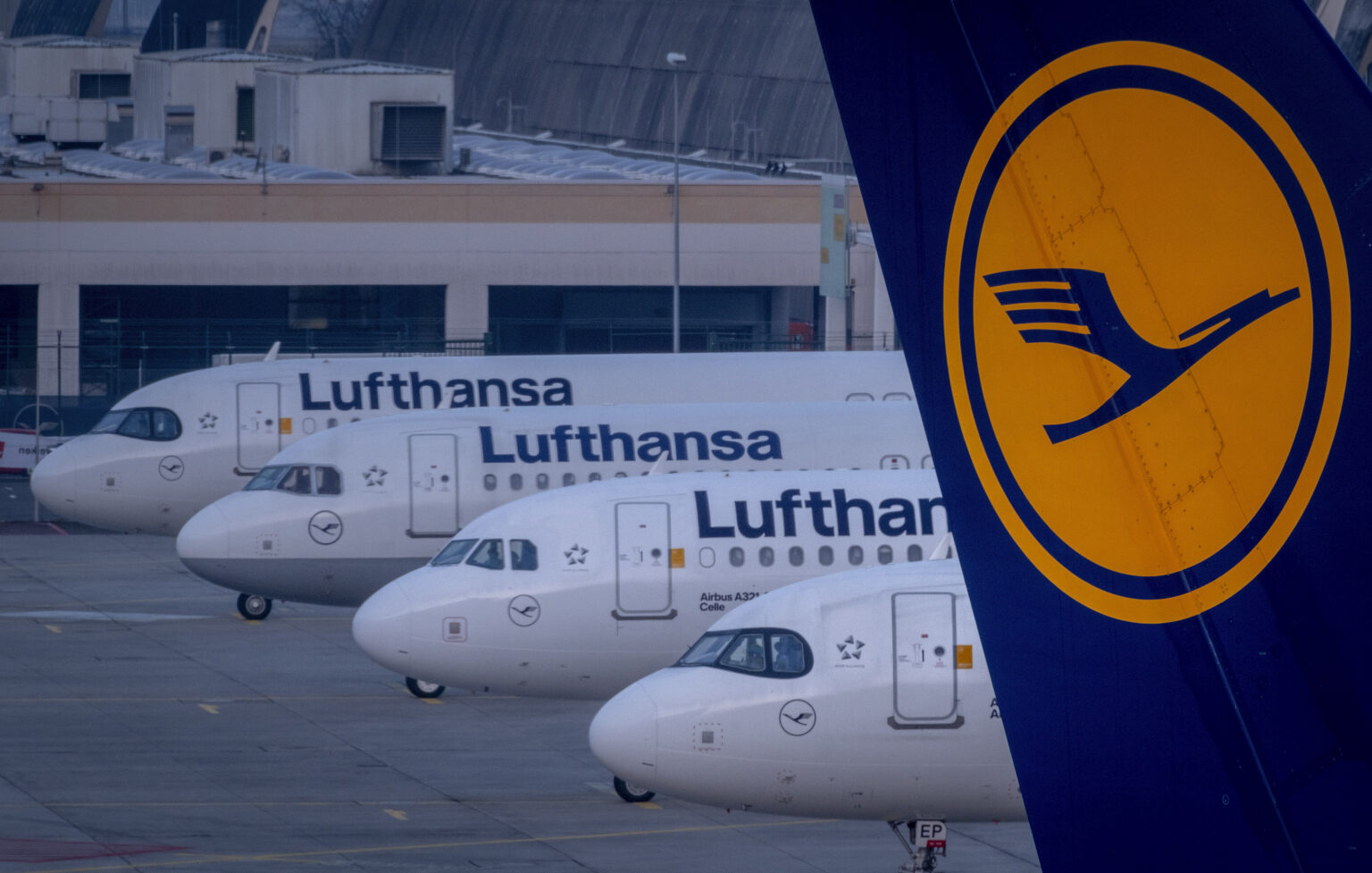 Lufthansa Flight Cruised 10 Minutes With No Pilot In Control (Photo: Lufthansa) (Photo: Lufthansa aircrafts are parked at the airport in Frankfurt, Germany, Thursday, March 7, 2024. (AP Photo/Michael Probst, File)