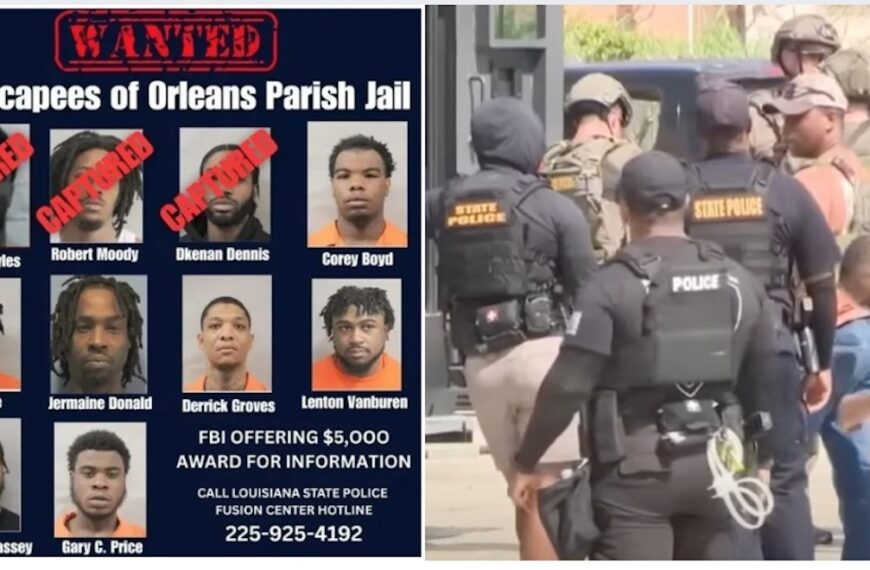 New Orleans in Fear: Where Are the 7 Inmates Hiding Now? (Photo: Governor Jeff Landry; WDSU/YouTube)