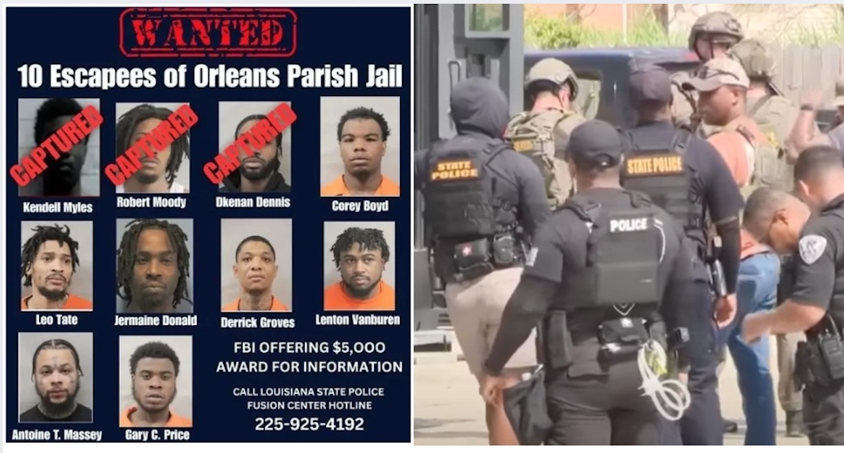New Orleans in Fear: Where Are the 7 Inmates Hiding Now? (Photo: Governor Jeff Landry; WDSU/YouTube)