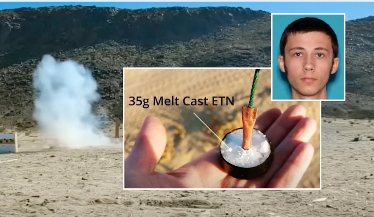 Palm Springs Suspect Shared Bomb Test Videos And Plans Online! (Photo: NBCLA/YouTube)