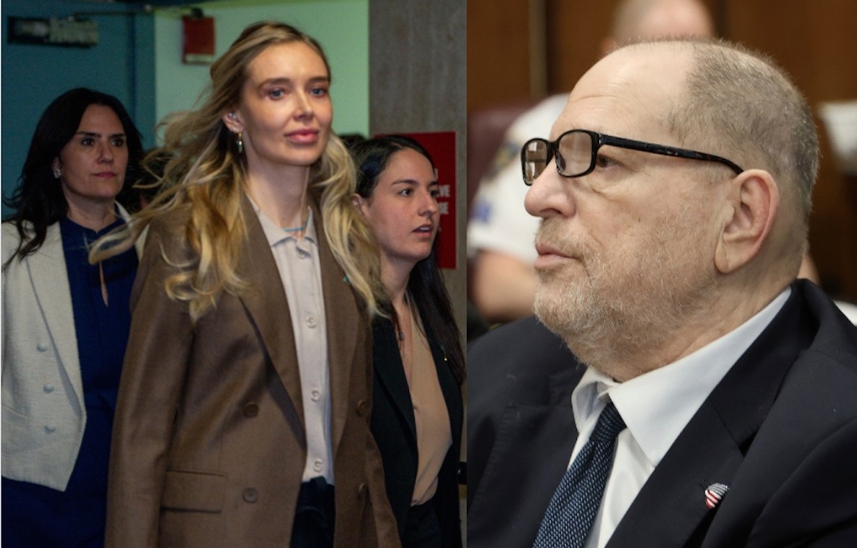 Polish Model Faces Accusations of Faking Weinstein Sex Assault (Photo: Harvey Weinstein accuser Kaja Sokola begins testimony in his sexual misconduct trial in New York, Thursday, May 8, 2025. (Steven Hirsch/New York Post via AP, Pool); Harvey Weinstein appears in state court in Manhattan for his retrial on Friday, May 9, 2025 in New York. (Jefferson Siegel/The New York Times via AP, Pool)