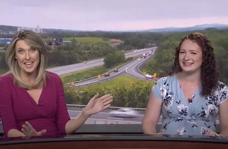 Pregnant News Anchor’s Water Breaks Live on Air During Show!