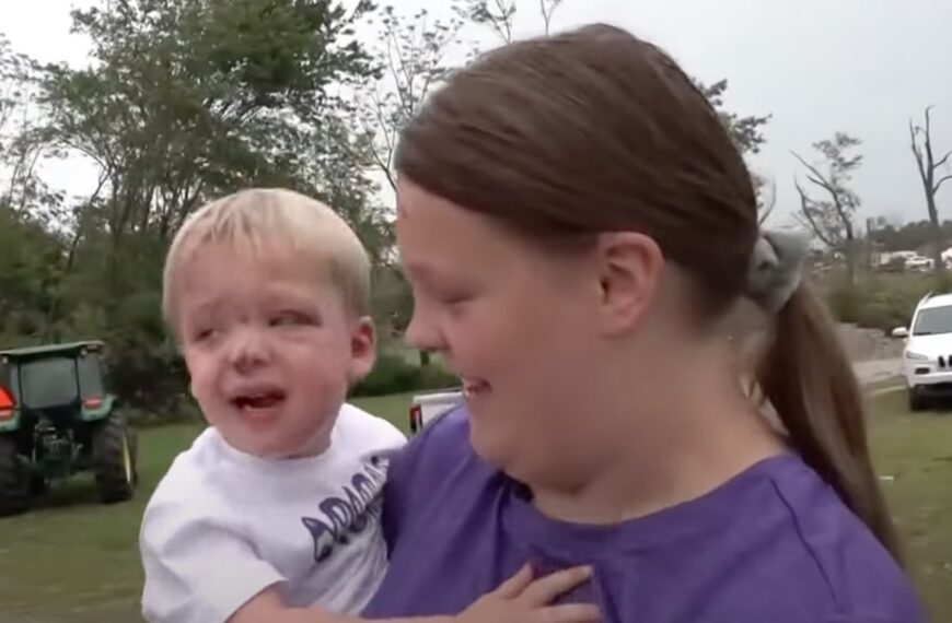 Kentucky Toddler Found Alive in Tornado Debris (Photo: WCNC/YouTube)