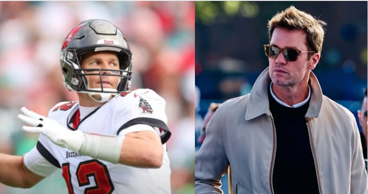 Tom Brady Plans Wild Return as Quarterback at 2028 Olympics (Photo: Browns Blitz/YouTube); Tom Brady/Instagram)