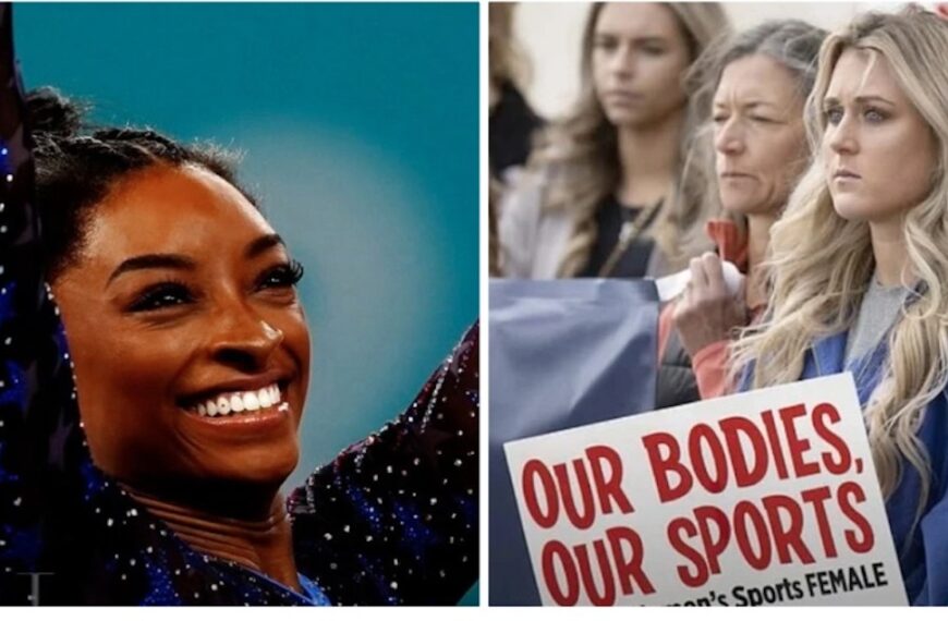 Biles Slams Gaines in Heated Transgender Sports Debate (Photo: UpToSports/YouTube)