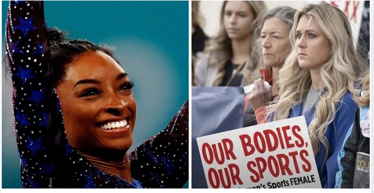 Biles Slams Gaines in Heated Transgender Sports Debate (Photo: UpToSports/YouTube)