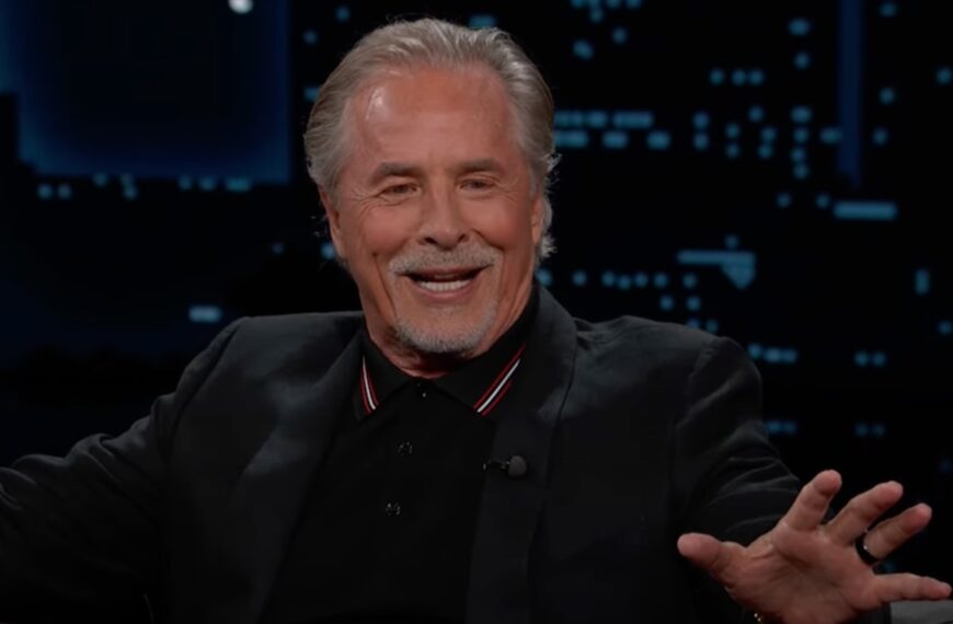 Don Johnson Confesses: 'I Smoked Pot at the White House' (Photo: Jimmy Kimmel Live!)
