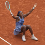 Coco Gauff Makes History with Stunning French Open Win! (Photo: United States' Coco Gauff celebrate after winning the final match of the French Tennis Open at the Roland-Garros against Aryna Sabalenka of Belarus n Paris, Saturday, June 7, 2025. (AP Photo/Lindsey Wasson)