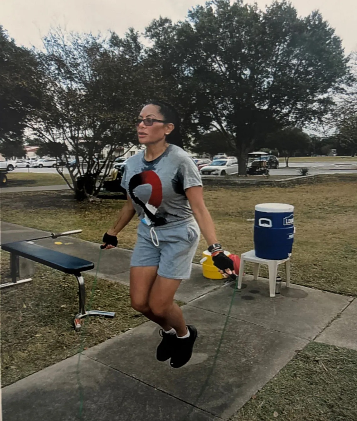 Jen Shah Shares Rare Prison Workout Photo From Behind Bars (Photo: dearjenshah.com)