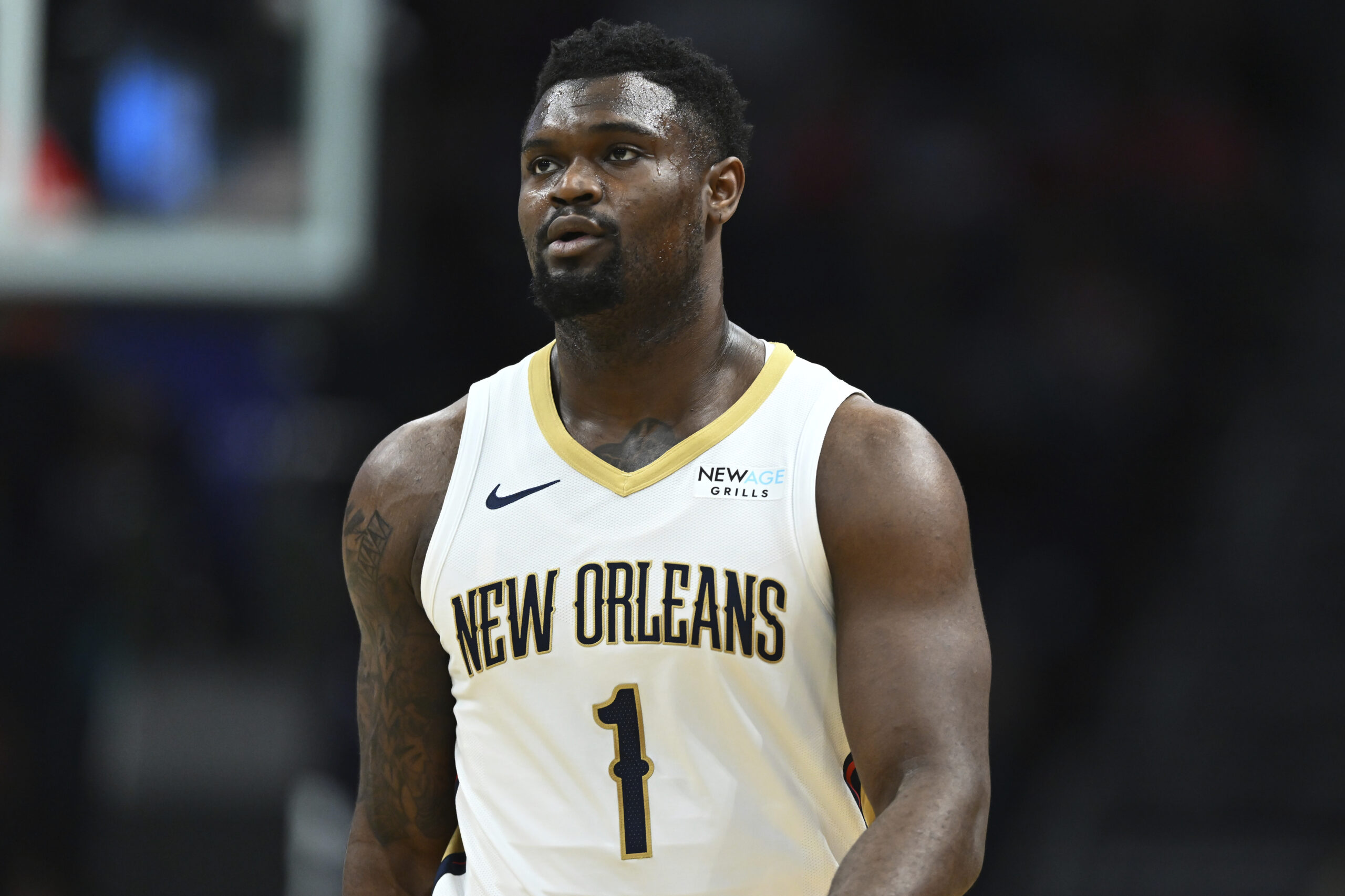 Zion Williamson Sued for Rape and Abuse of Ex-Girlfriend (Photo: New Orleans Pelicans forward Zion Williamson (1) looks on during the first half of an NBA basketball game against the Charlotte Hornets, Saturday, Jan. 25, 2025, in Charlotte, N.C. (AP Photo/Matt Kelley, File)
