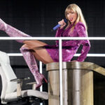 Taylor Swift Spends $360 Million to Buy Back Her Masters (Photo: Taylor Swift performs at the Monumental stadium during her Eras Tour concert in Buenos Aires, Argentina on Nov. 9, 2023. (AP Photo/Natacha Pisarenko, File)