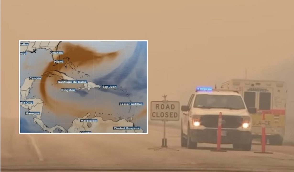 Saharan Dust Hits Florida, Poor Air Quality Puts Millions at Risk! (Photo: CBS News; Just Wetter/YouTube)