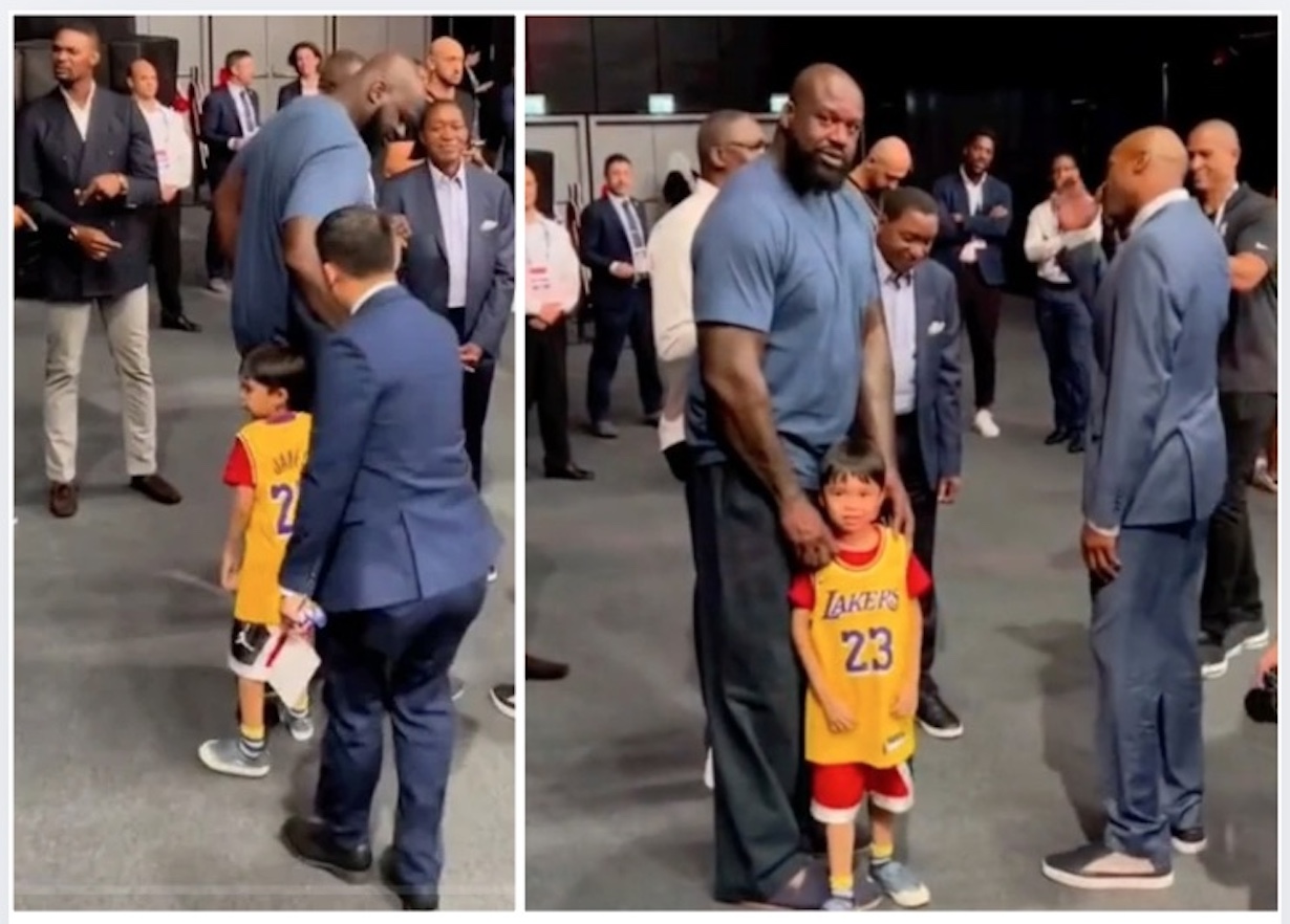 Shaq Stops Security to Embrace Boy Who Tried to Hug Him (Photo: TSN)