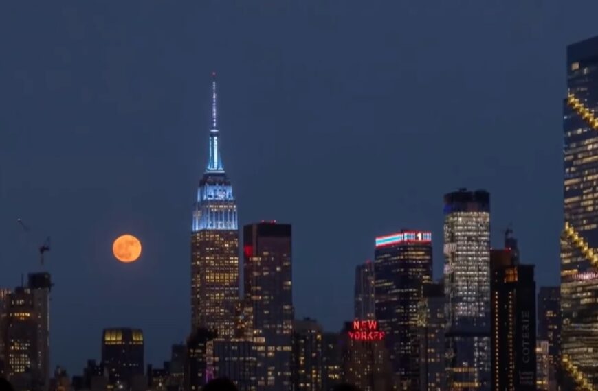 Strawberry Moon 2025: Rare Low Full Moon Wows Skywatchers (Photo: TODAY/YouTube)