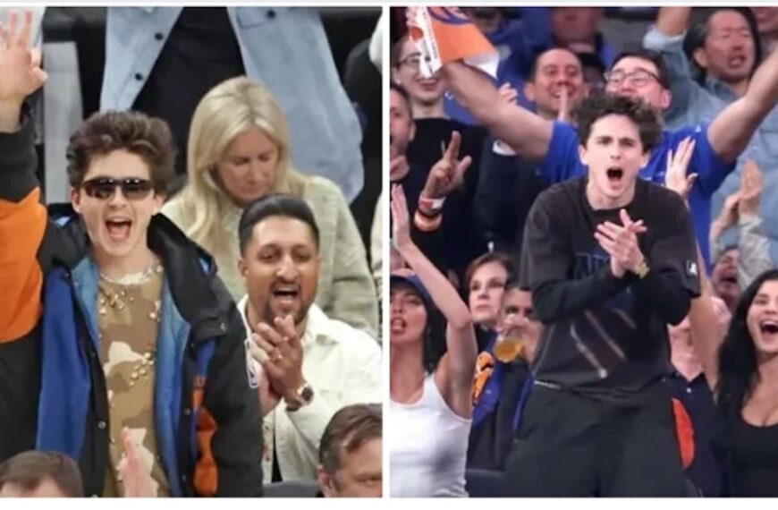 Timothée Chalamet Draws Attention, Impacts Knicks’ Playoff Focus (Photo:Global Breaking News/YouTube)