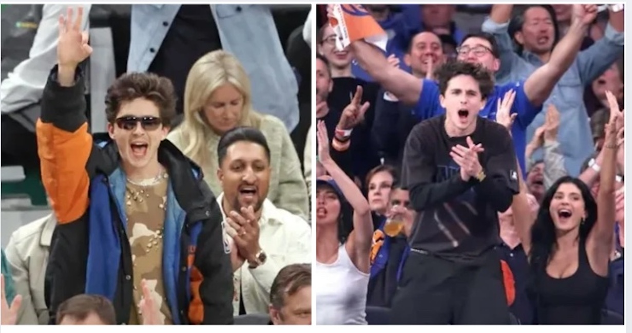 Timothée Chalamet Draws Attention, Impacts Knicks’ Playoff Focus (Photo:Global Breaking News/YouTube)