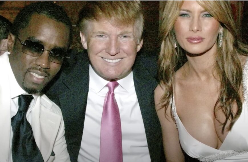 Trump & Diddy: Could the President Let Him Walk Free? (Photo: Access Hollywood/YouTube)