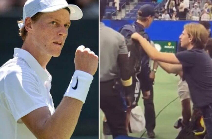 Fan Tries to Steal From Jannik Sinner’s Bag During Selfies. WATCH!
