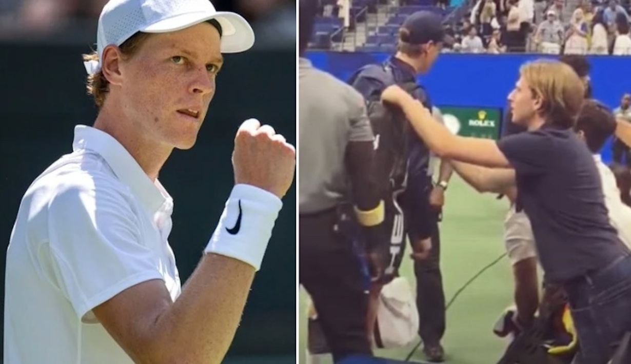 Fan Tries to Steal From Jannik Sinner’s Bag During Selfies. WATCH!