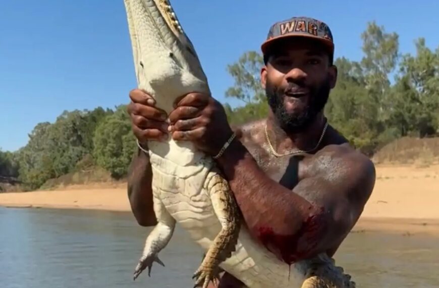 Influencer 'The Real Tarzann' Under Fire After Wrestling Crocodile