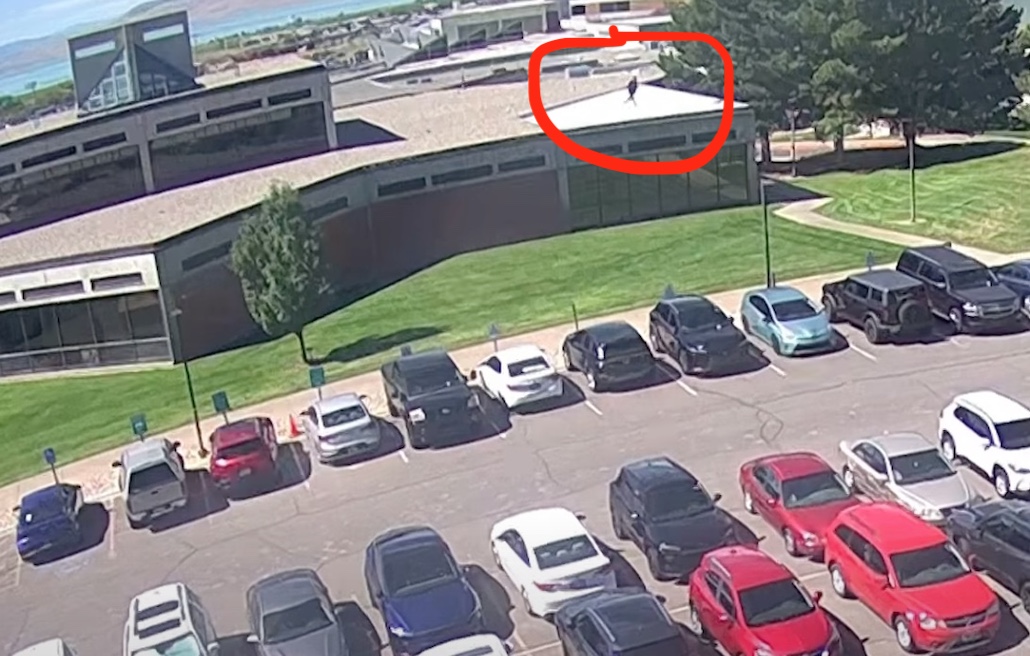 Chilling New Video Shows Assassin Escaping After Charlie Kirk Shooting