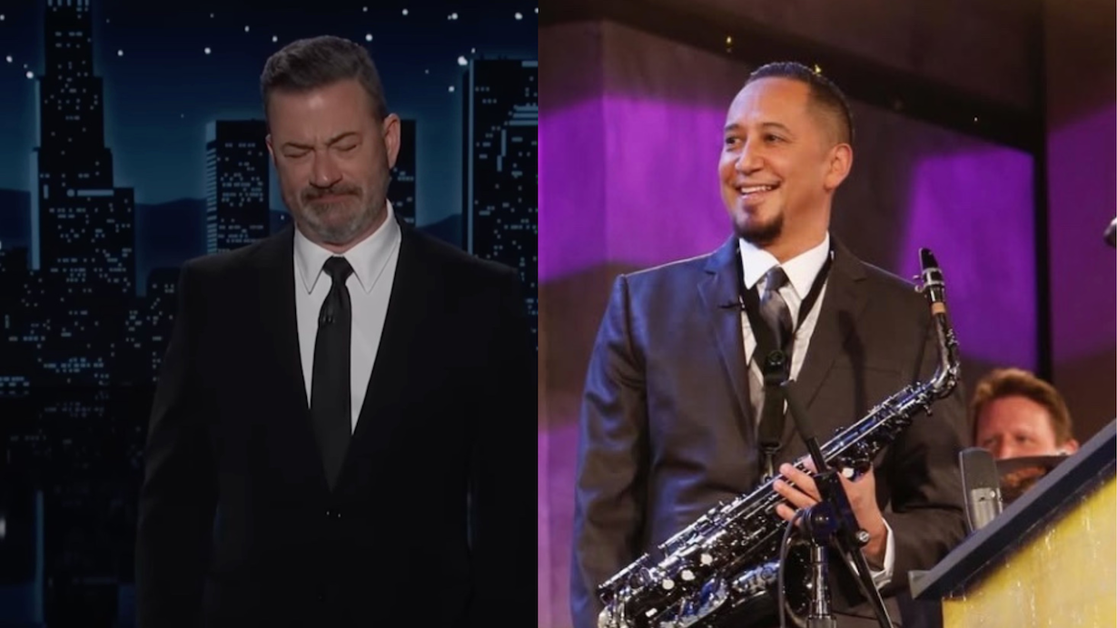 Jimmy Kimmel tearfully remembers bandleader Cleto Escobedo on his show