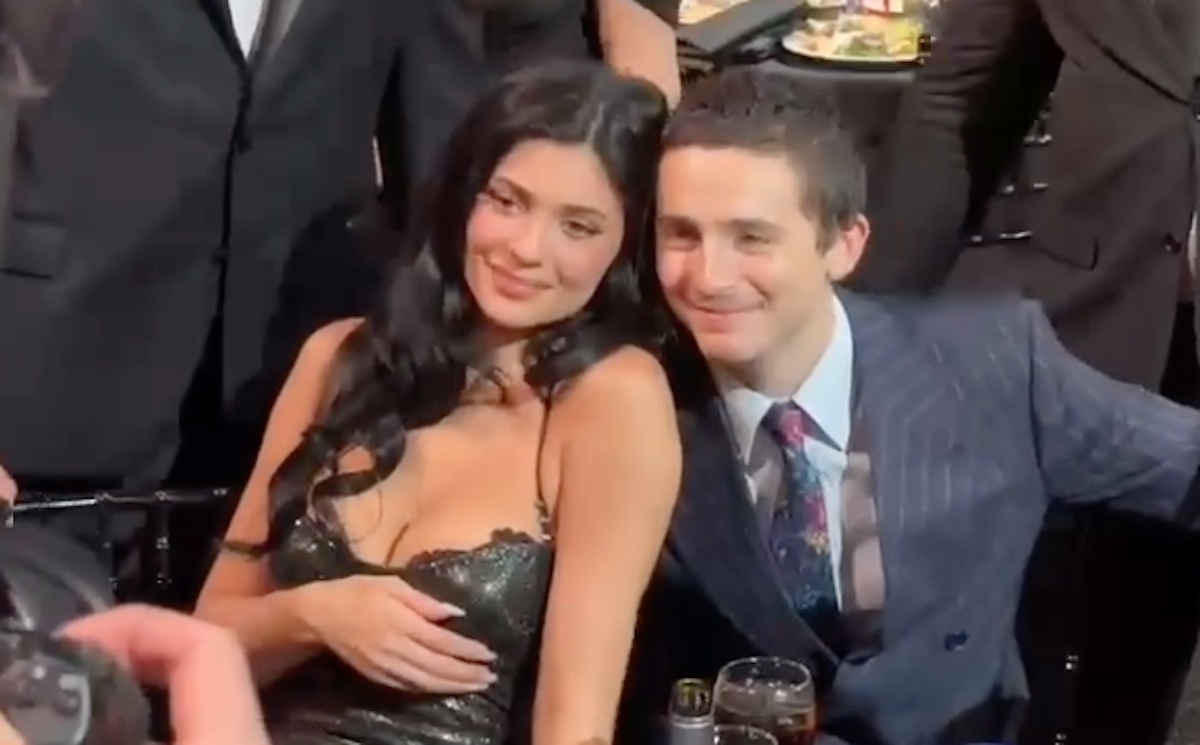 Timothee Chalamet and Kylie Jenner at Critics Choice Awards